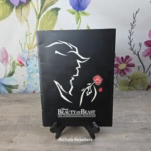 Disney's Beauty And The Beast Broadway Musical Souvenir Program & Insert 1996